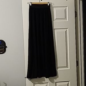 Long black skirt
